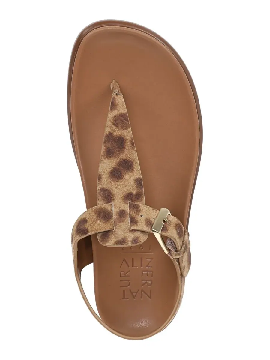 Женские сандалии-вьетнамки Fab Thong Naturalizer, natural леопард print suede — изображение 4 из 6