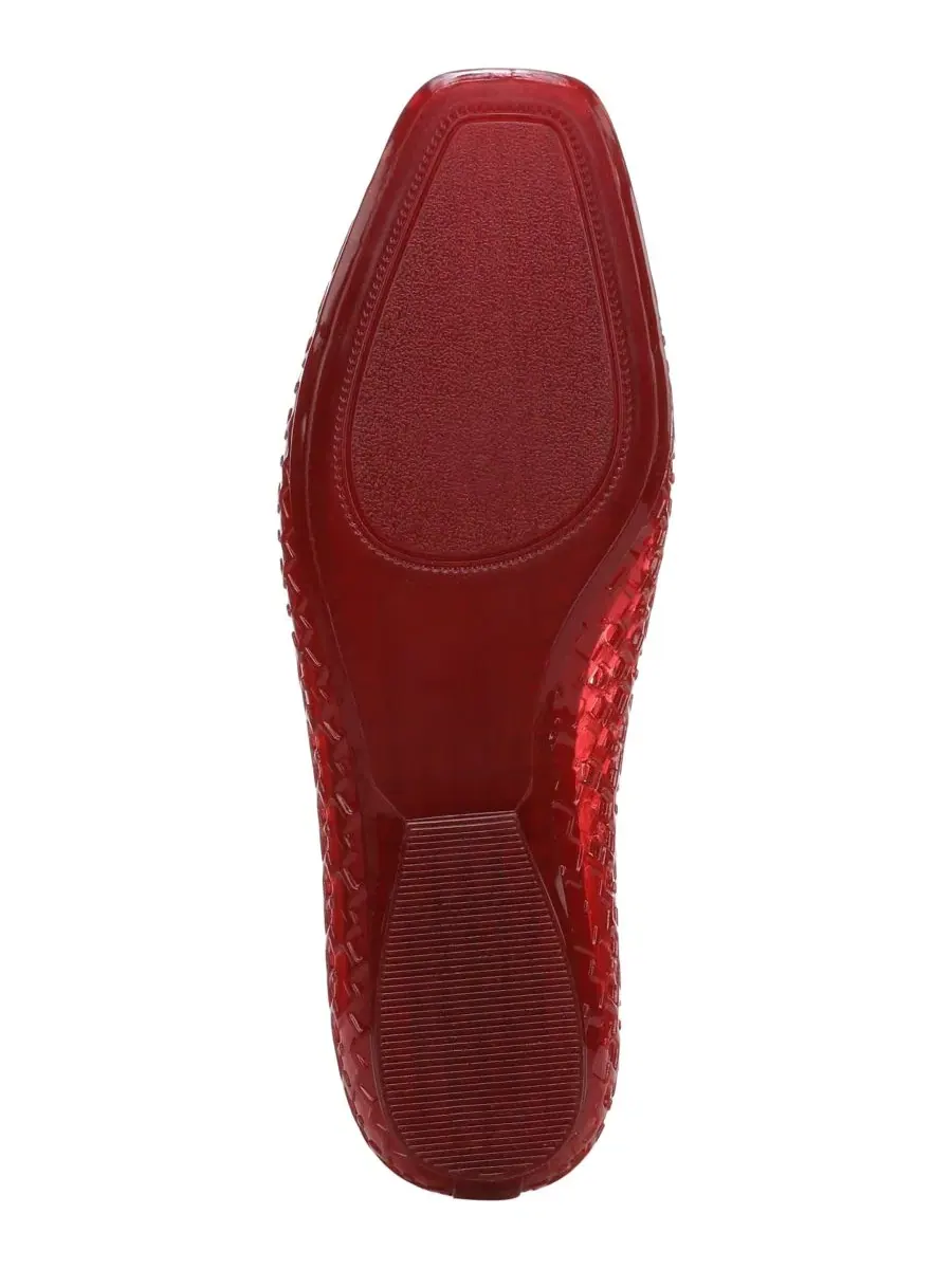 Женские балетки Carla-Jelly с квадратным носком Naturalizer — изображение 5 из 6, красный