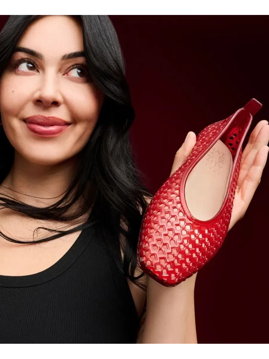 Женские балетки Carla-Jelly с квадратным носком Naturalizer — изображение 6 из 6, красный