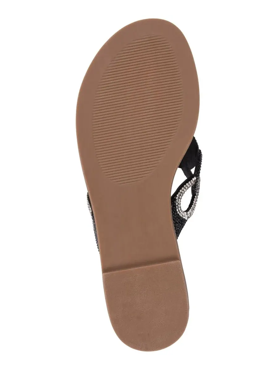 Женские сандалии-вьетнамки Vania с цепочкой GC Shoes — изображение 5 из 5, черный мульти