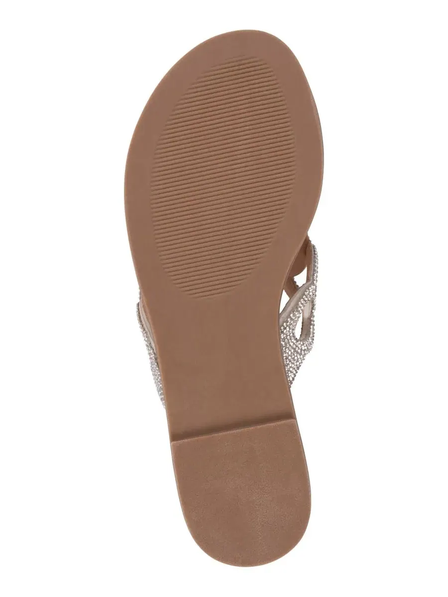 Женские сандалии-вьетнамки Vania с цепочкой GC Shoes — изображение 5 из 5, серебряный