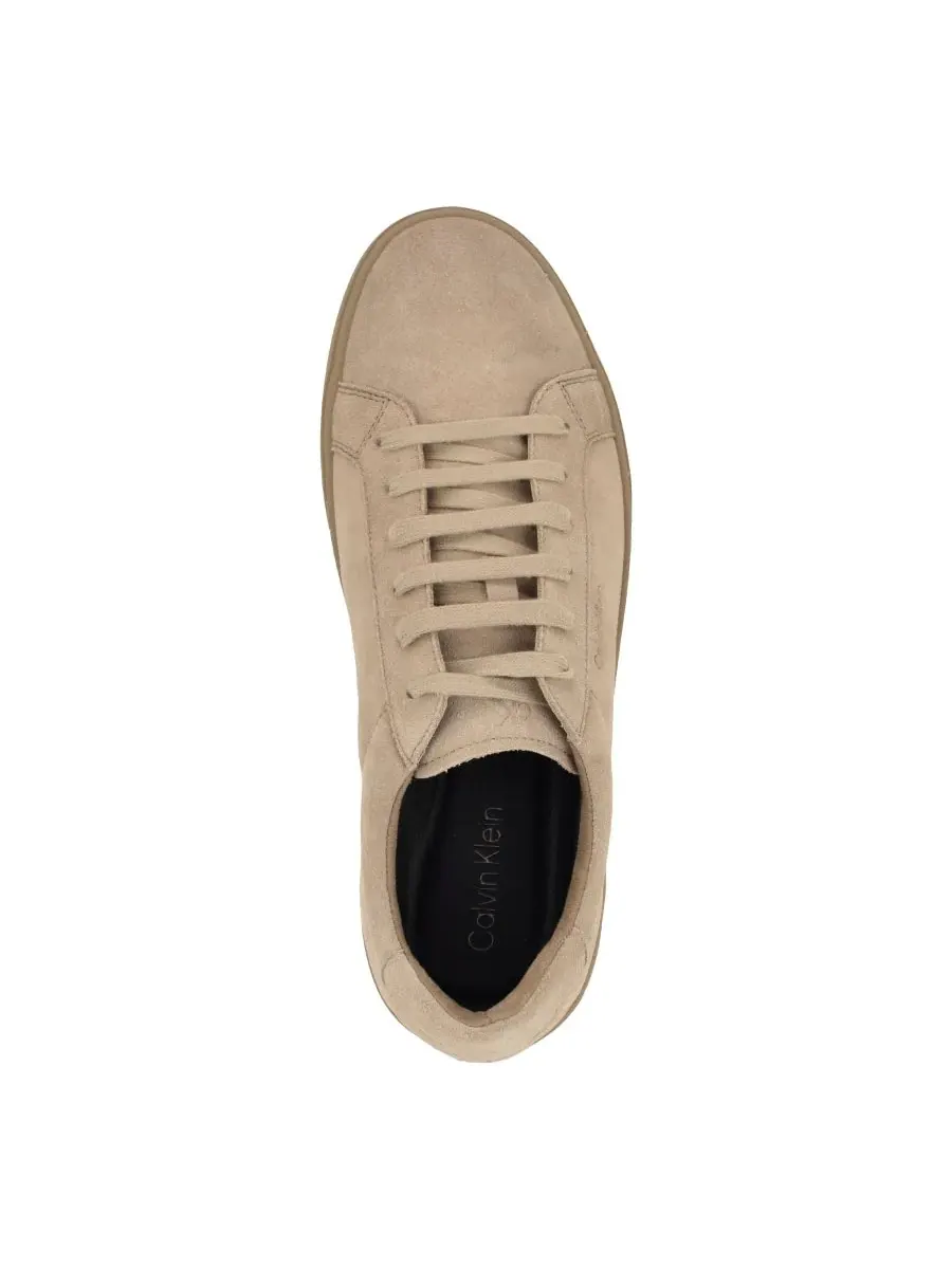 Мужские кроссовки Hafkel на шнуровке Calvin Klein, светлый-natural suede — изображение 4 из 5, натуральный