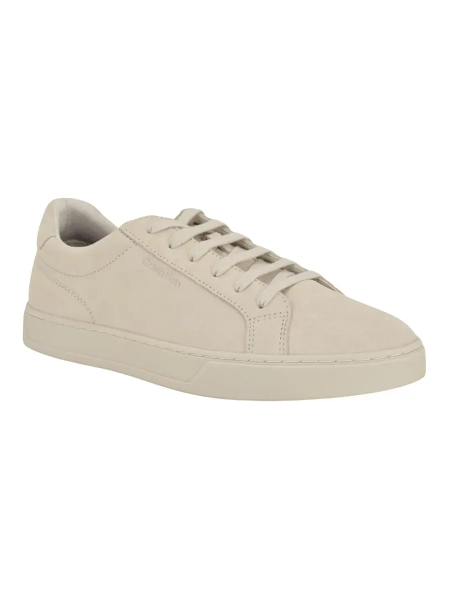 Мужские кроссовки Hafkel на шнуровке Calvin Klein, айвори suede — изображение 1 из 5, слоновая кость