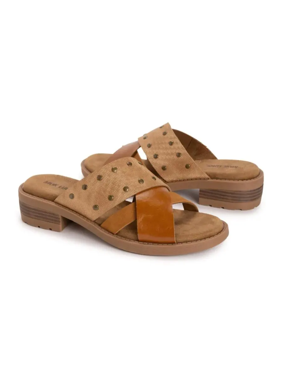 Женские сандалии Vittoria MUK LUKS — изображение 4 из 6, бежевый