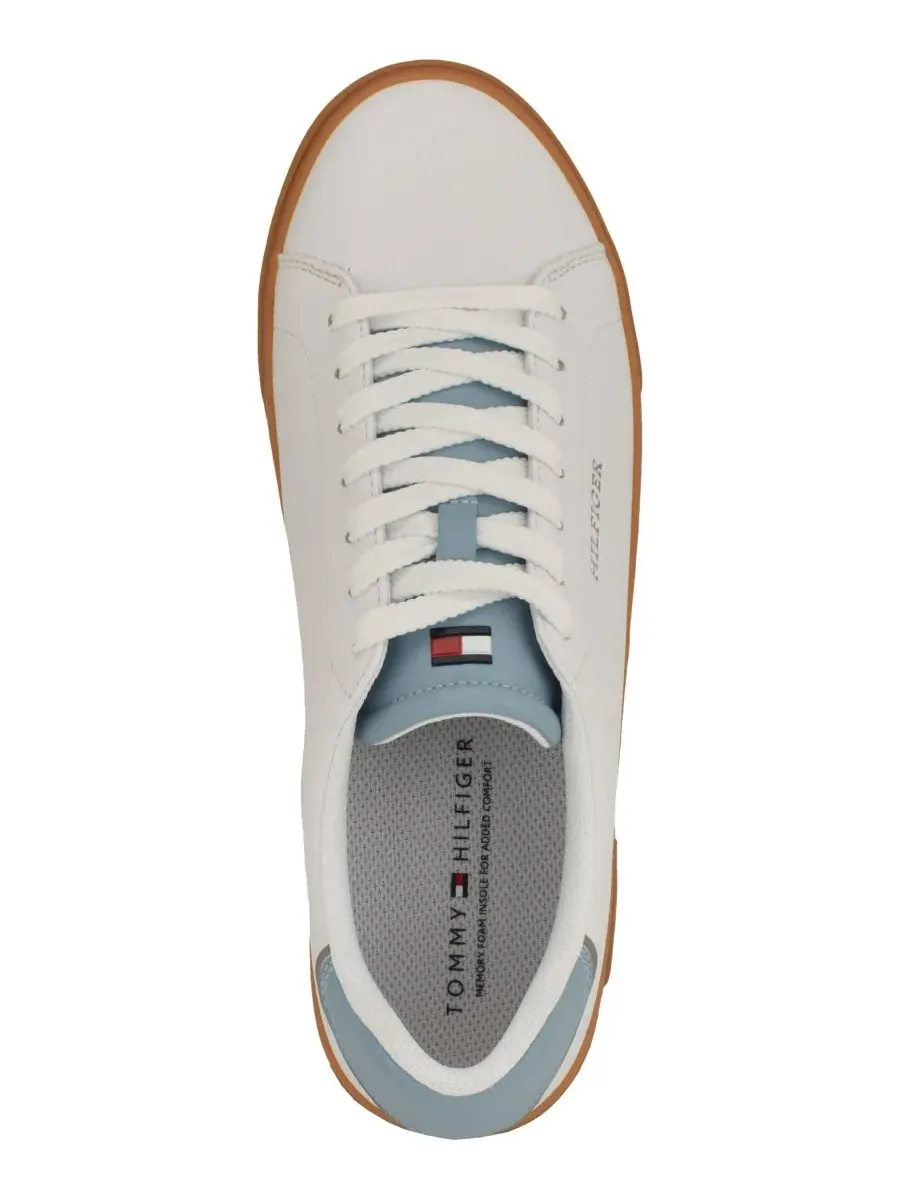 Мужские спортивные кроссовки Rawly Fashion на шнуровке Tommy Hilfiger — изображение 4 из 5, белый/светлый синий