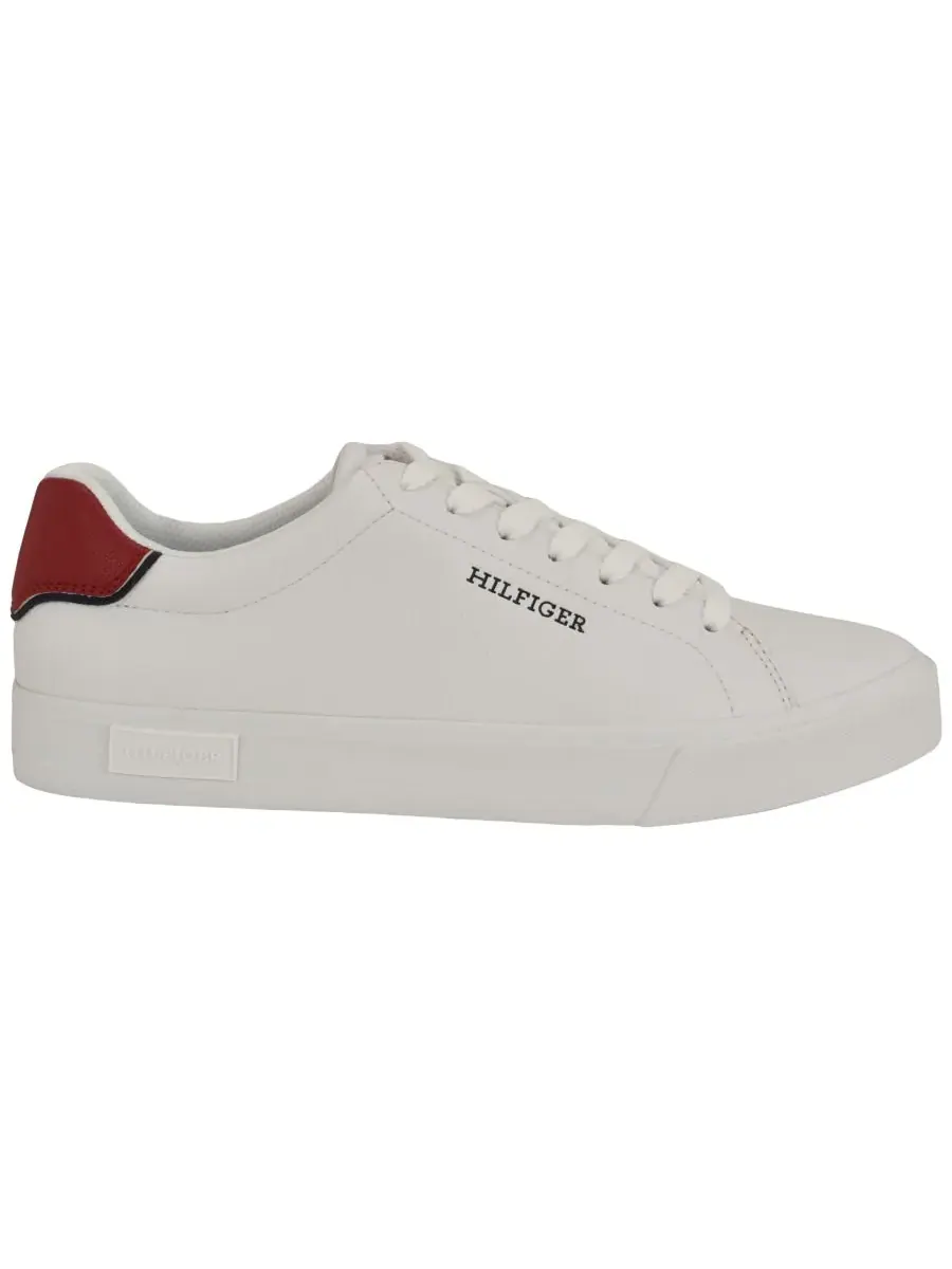 Мужские спортивные кроссовки Rawly Fashion на шнуровке Tommy Hilfiger — изображение 2 из 5, белый/красный