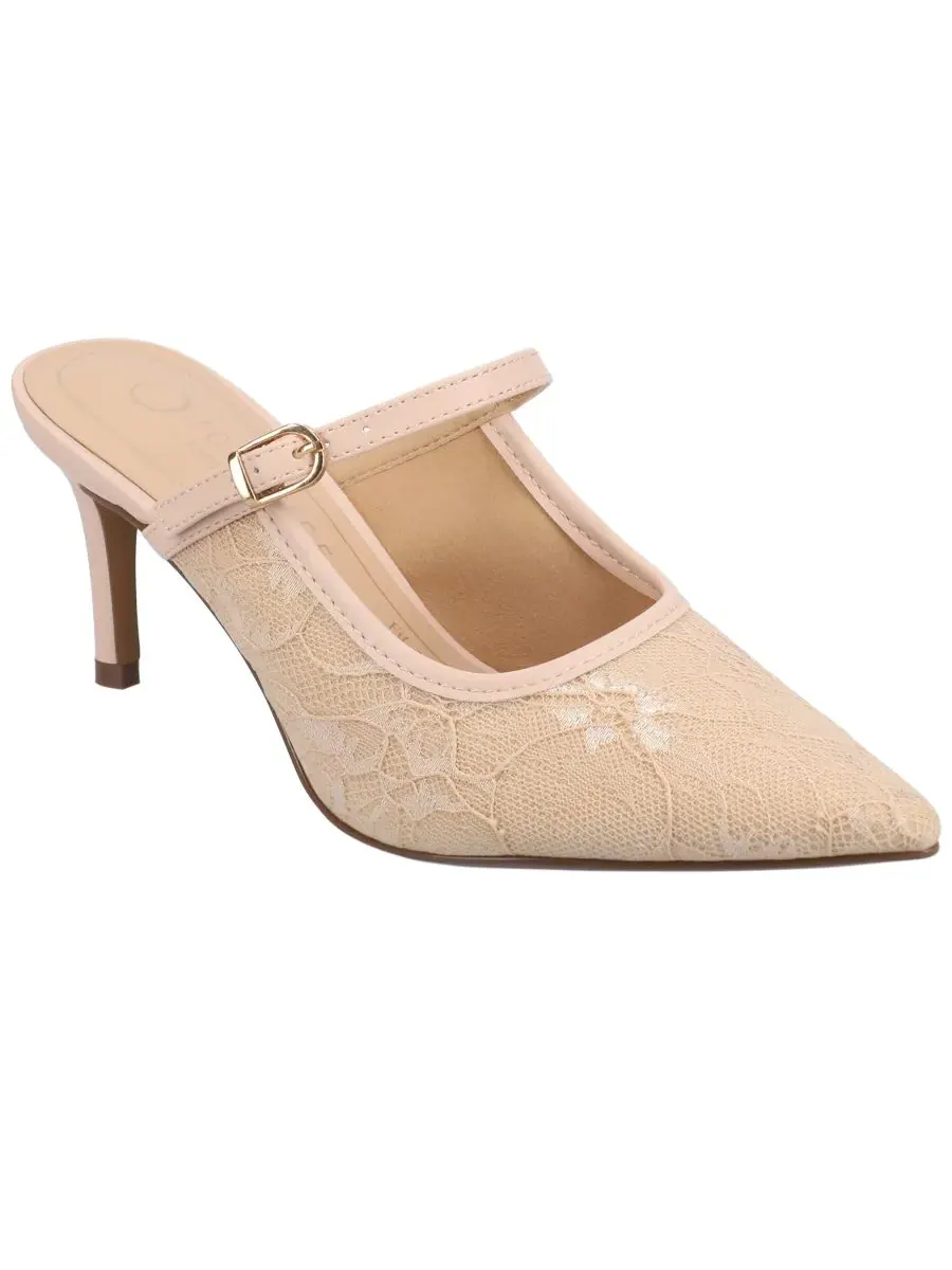 Женские туфли-мюли Tiffee Mary Jane Journee Collection, Bone Lace