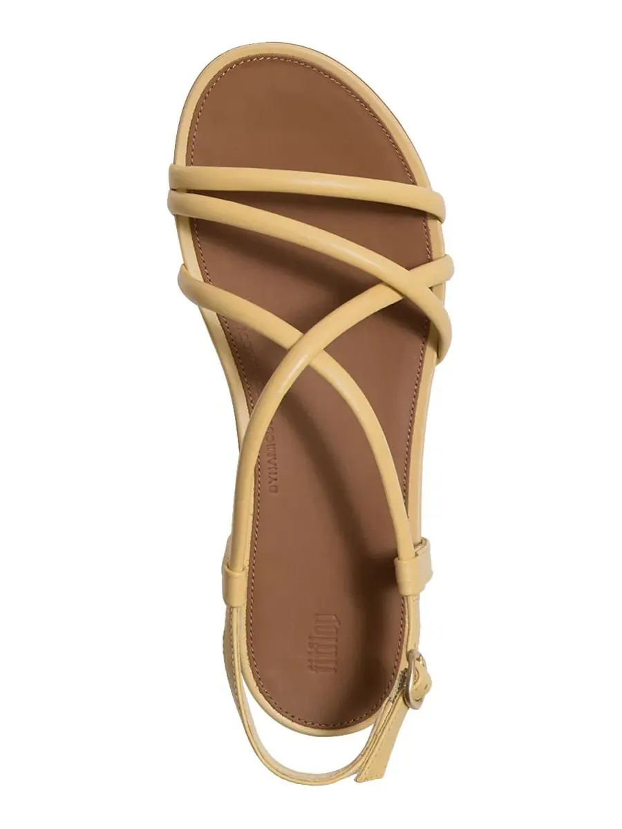 Женские кожаные сандалии Gracie с ремешками на пятке Fitflop — изображение 3 из 7, блондин