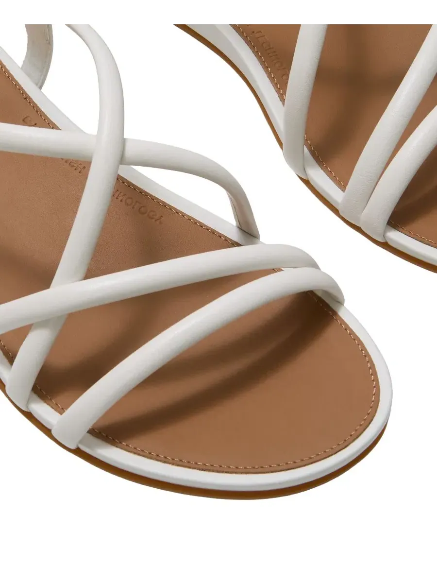 Женские кожаные сандалии Gracie с ремешками на пятке Fitflop — изображение 5 из 6, белый