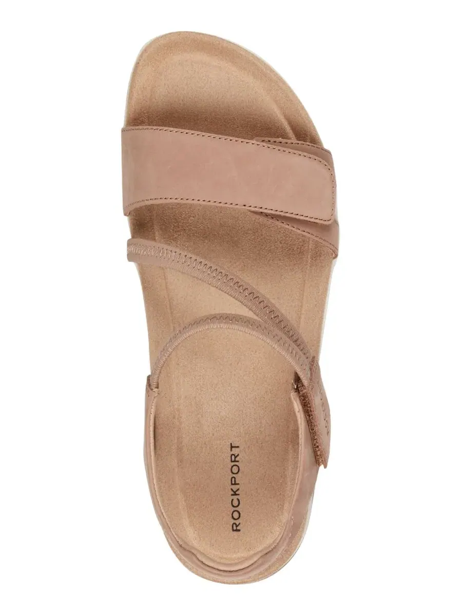 Женские сандалии Shevon с ремешками и круглым носком Rockport — изображение 4 из 5, коричневый