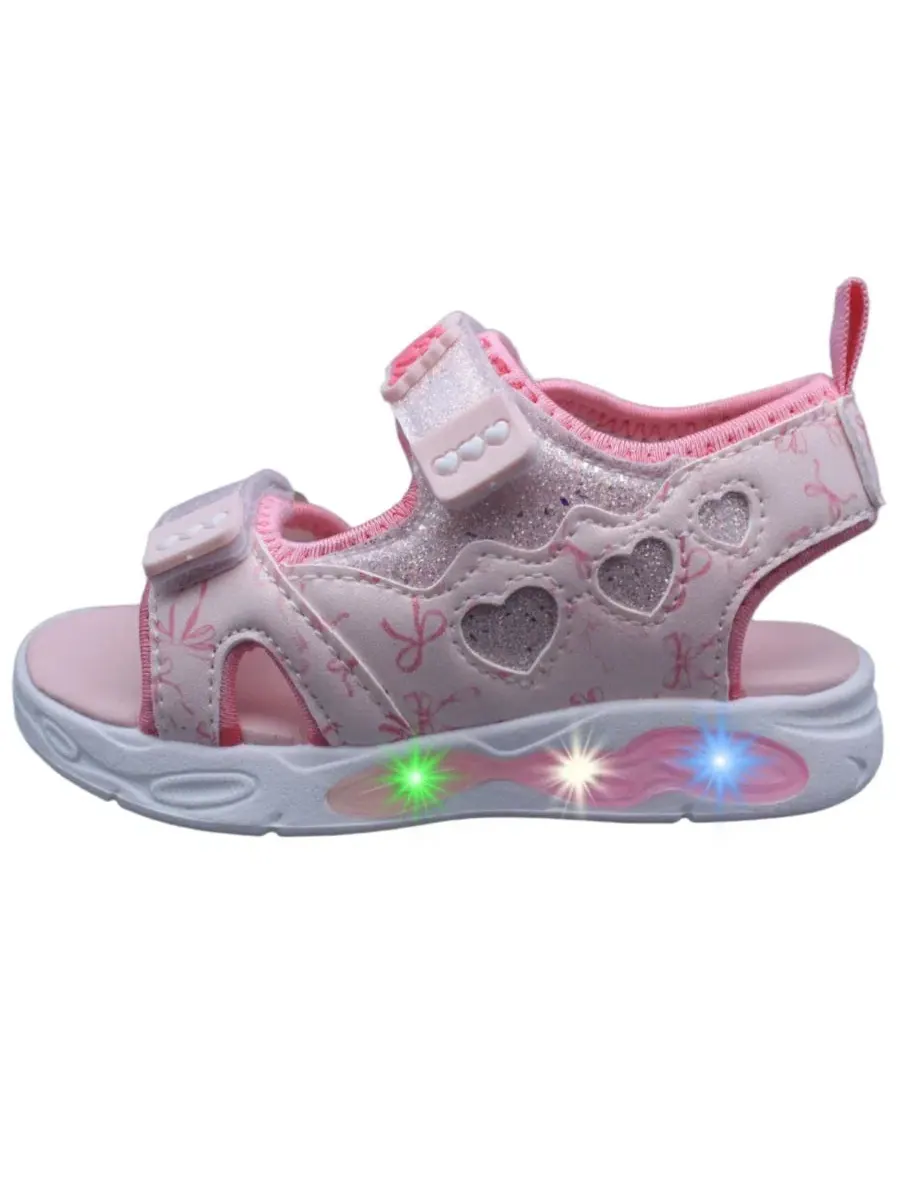 Сандалии с подсветкой Barbie Light-Up Sandals — изображение 4 из 7, светлый розовый