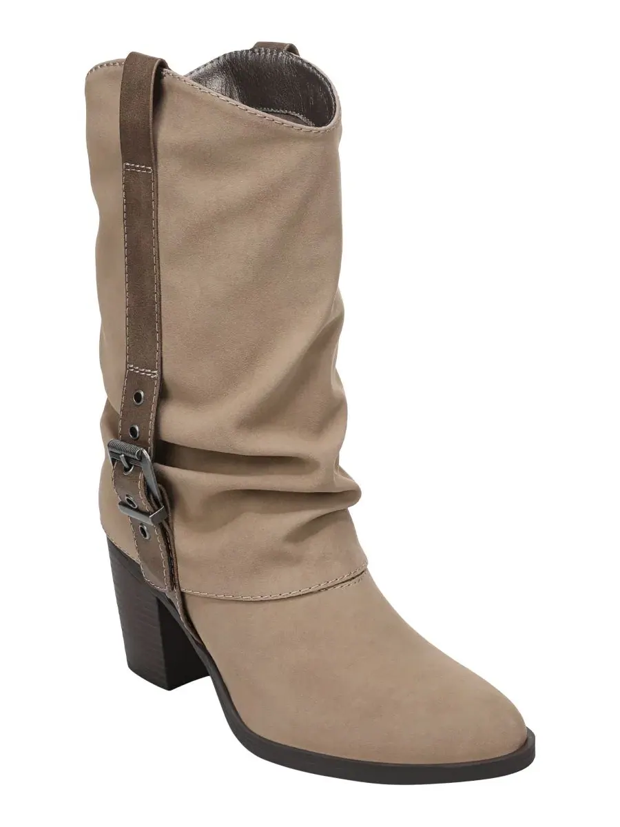 Женские сапоги Carter Western с голенищем до середины икры Blowfish Malibu, Taupe Faux Suede