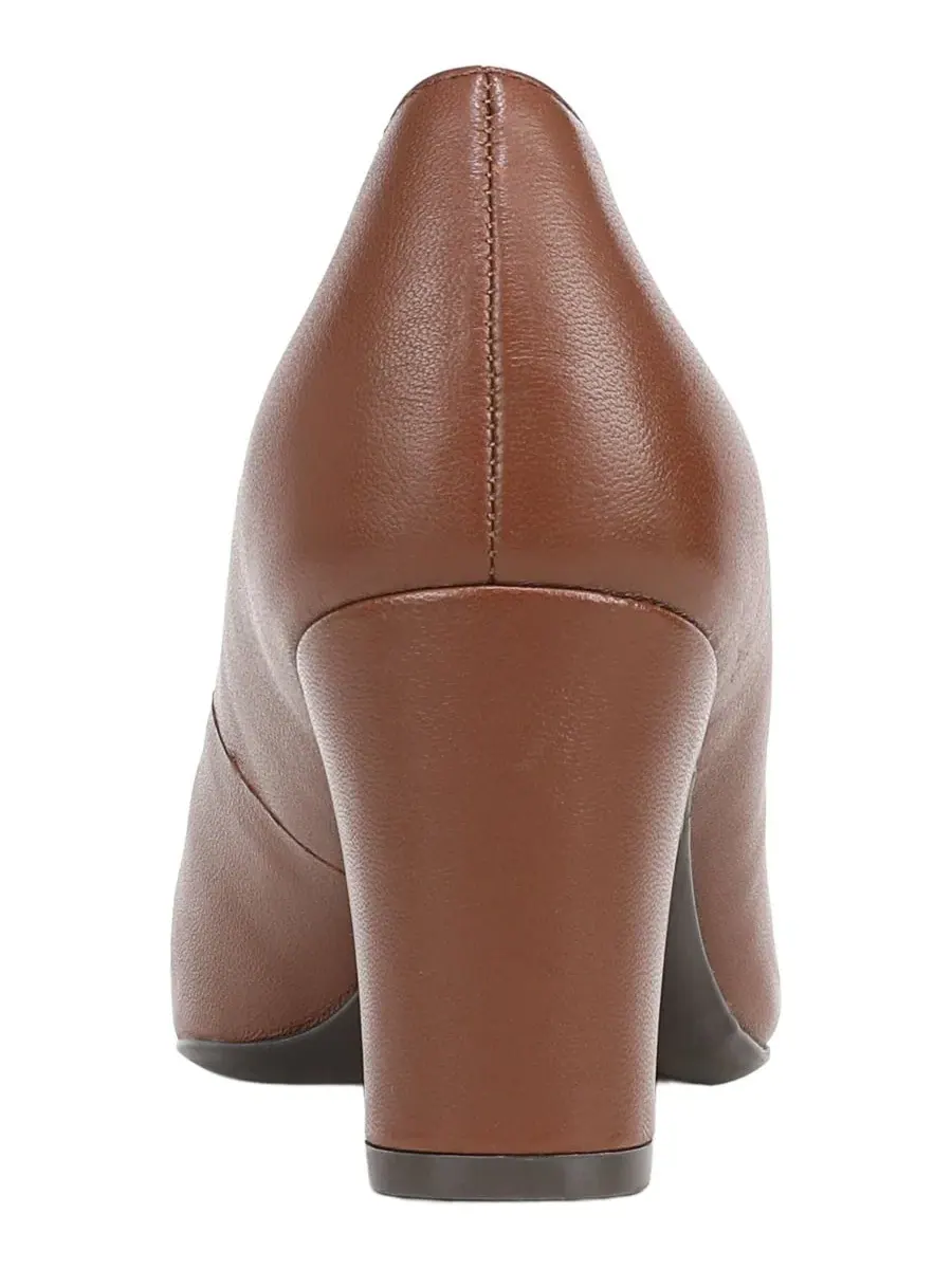 Туфли-лодочки Ella Slip-On на каблуке Naturalizer — изображение 3 из 5, коричневый