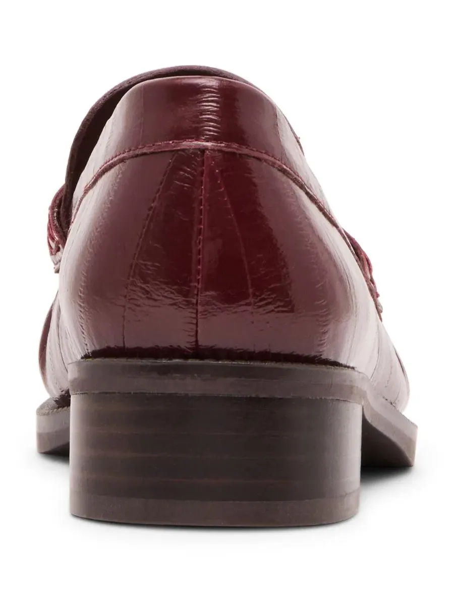 Лоферы-слипоны Fletcher Anne Klein — изображение 3 из 7, бордовый