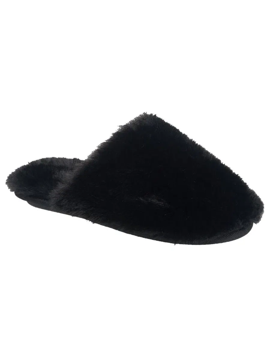 Женские тапочки-мюли из искусственного меха с закрытым носком, модель Scuff Slipper Nine West