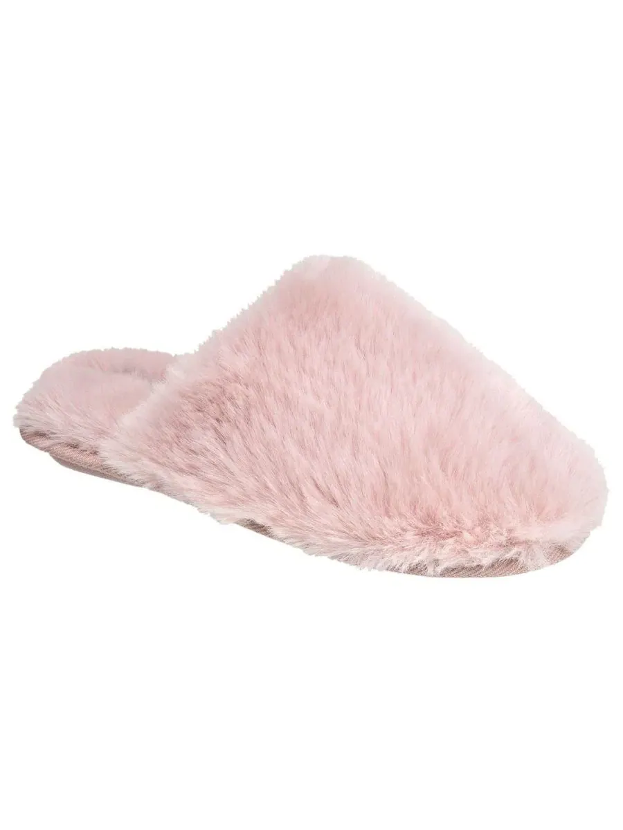 Женские тапочки-слипперы из искусственного меха, закрытый носок, бренд Nine West