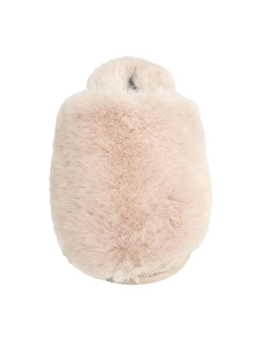 Женские тапочки-мюли с закрытым носком из искусственного меха, модель Faux Fur Closed Scuff Nine — изображение 4 из 6, белый