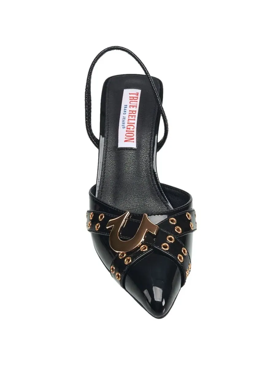 Туфли-лодочки Sade Metal Buckle Logo True Religion — изображение 4 из 6, черный