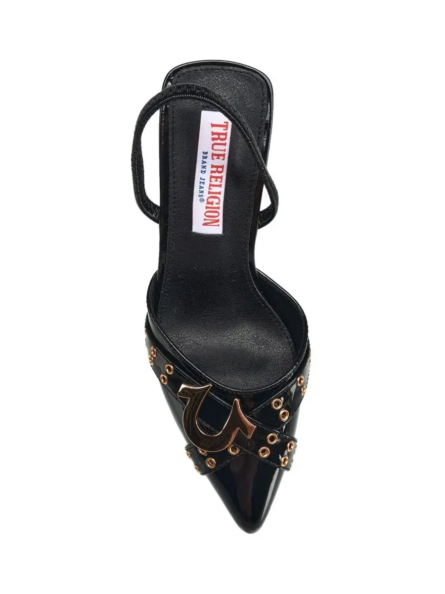 Туфли-лодочки Sade Metal Buckle Logo True Religion — изображение 5 из 6, черный