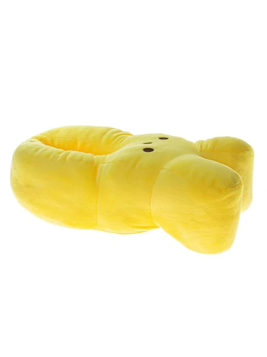 Женские тапочки Peeps, с принтом — желтый