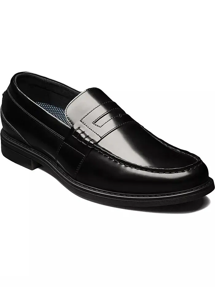 Мужские пенни-лоферы Lincoln Moc Toe Nunn Bush — изображение 1 из 7, черный