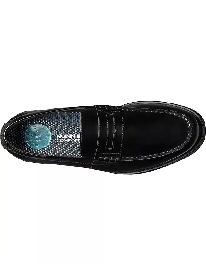Мужские пенни-лоферы Lincoln Moc Toe Nunn Bush — изображение 4 из 7, черный