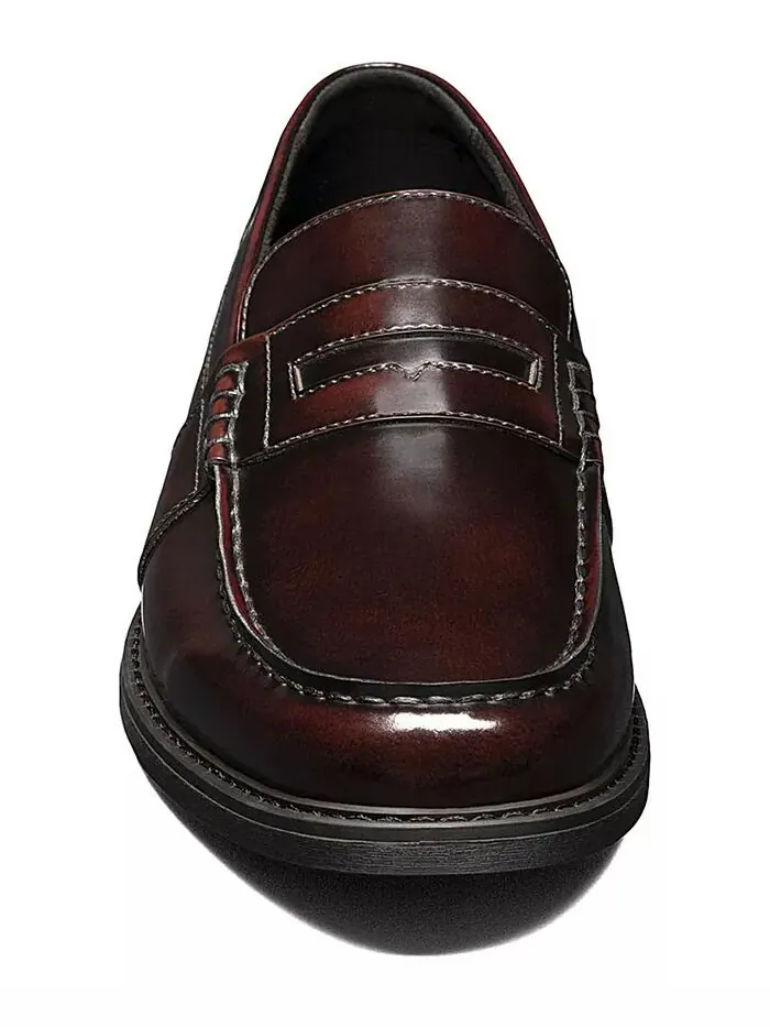 Мужские пенни-лоферы Lincoln Moc Toe Nunn Bush — изображение 7 из 7, бордовый