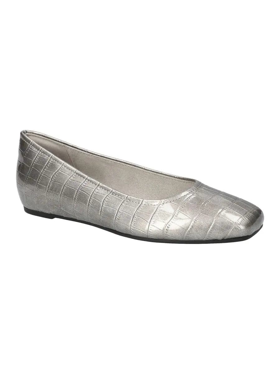 Балетки-слипоны Crescent Slip-On Easy Street — изображение 1 из 6, серебристый
