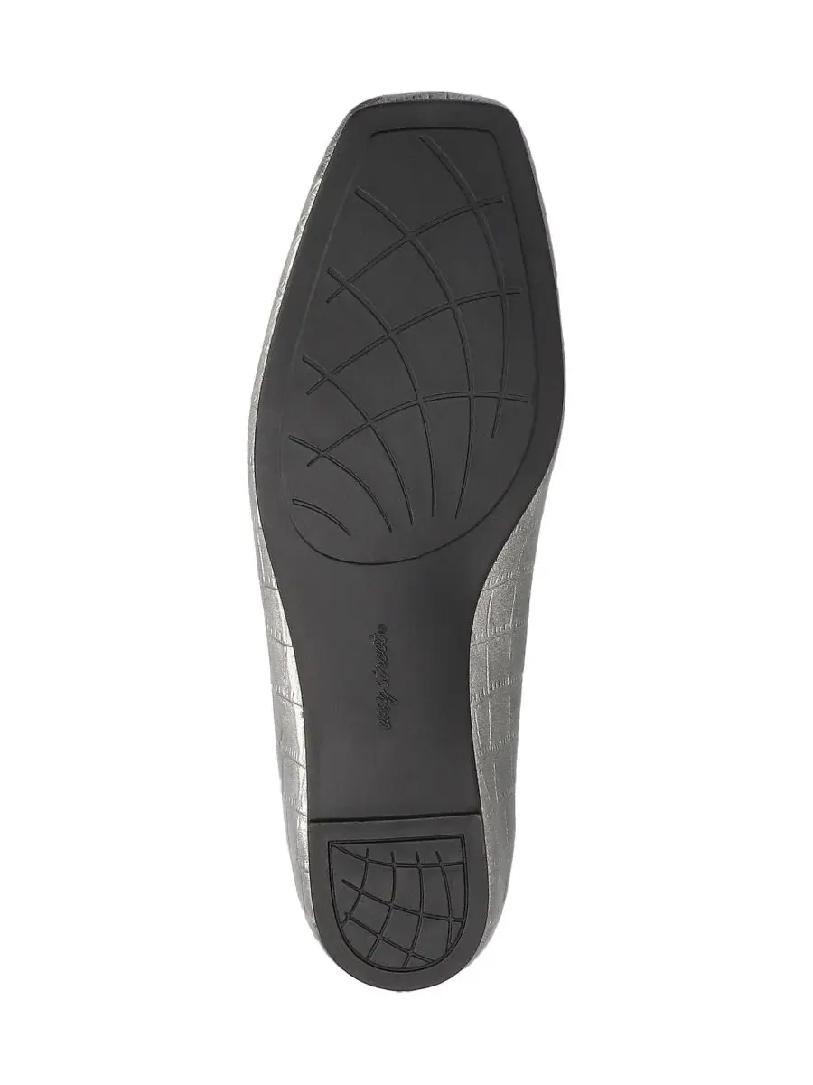 Балетки-слипоны Crescent Slip-On Easy Street — изображение 5 из 6, серебристый