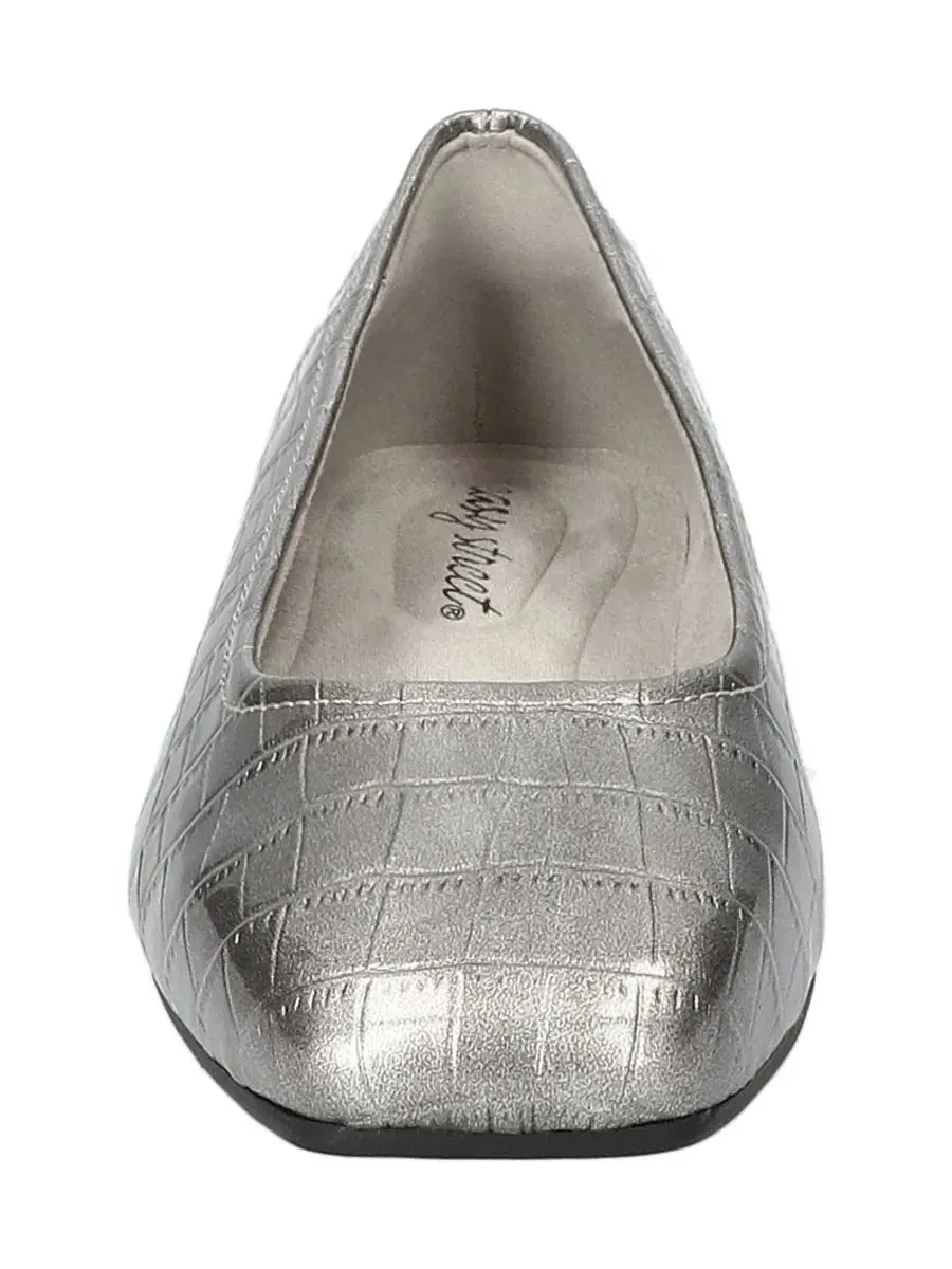 Балетки-слипоны Crescent Slip-On Easy Street — изображение 6 из 6, серебристый