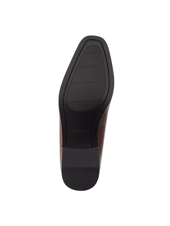 Мужские лоферы Sawlin с логотипом и декором Tommy Hilfiger — изображение 5 из 5, коричневый