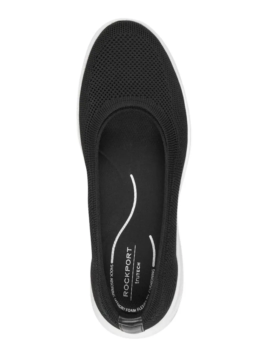 Балетки с круглым носком Roana Rockport — изображение 4 из 5, черный