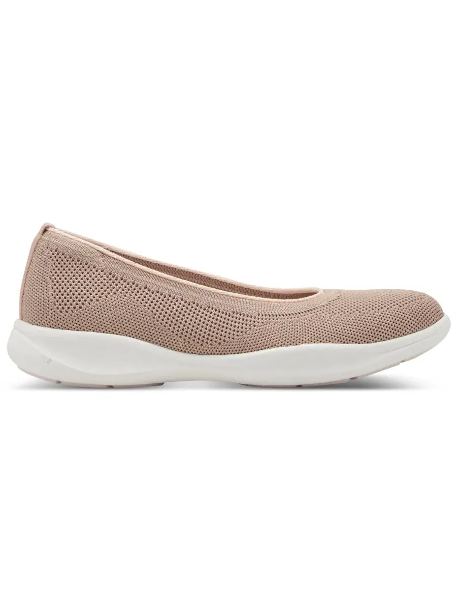 Женские балетки на плоском ходу с мыском Round Toe, модель Roana Rockport — изображение 2 из 5, розовый