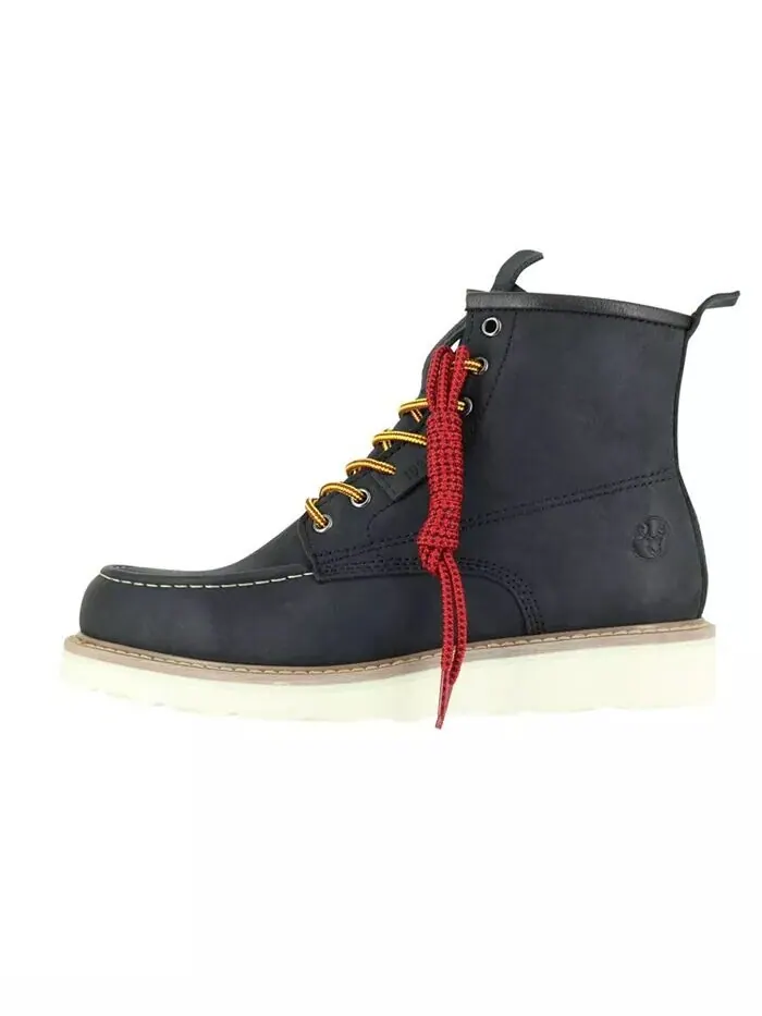 Мужские рабочие ботинки Moc Toe 6– Ботинки на танкетке со стальным носком – Подошва Vibram EVA – — изображение 2 из 3, черный