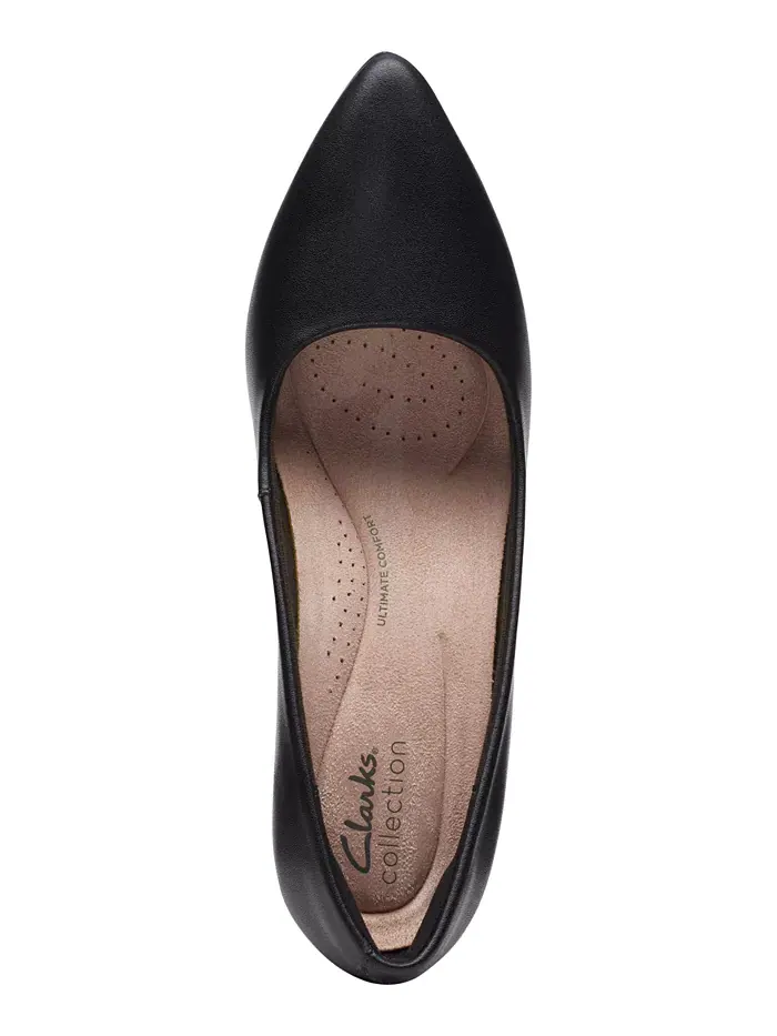 Туфли-лодочки женские Clarks Kataleyna Gem, острый нос — изображение 4 из 12, черный