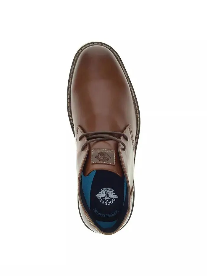 Мужские повседневные ботинки чукка Esmond Dress Dockers — изображение 3 из 5, коричневый