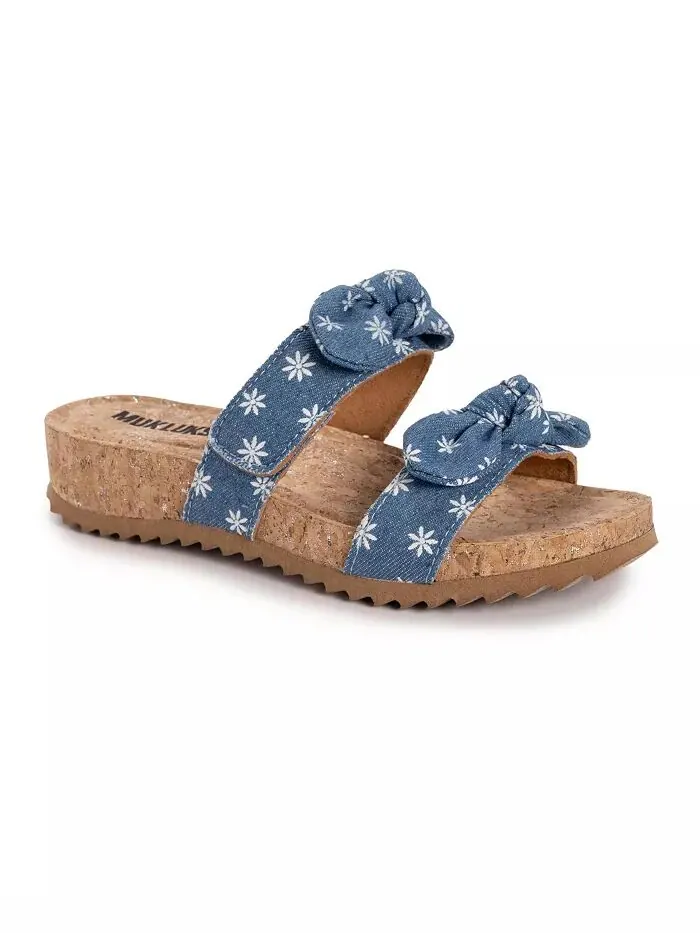 Женские сандалии Posie MUK LUKS — изображение 1 из 1, джинсовый синий
