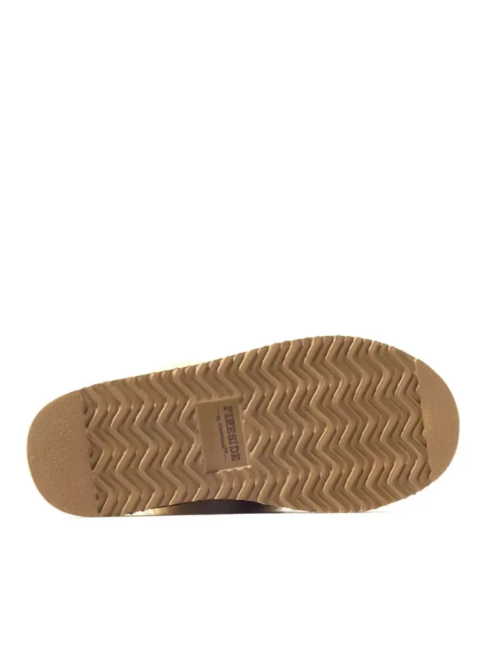 Fireside by Women's Melton - Домашние тапочки-шлепанцы на платформе из натуральной овчины Dearfoams — изображение 3 из 5