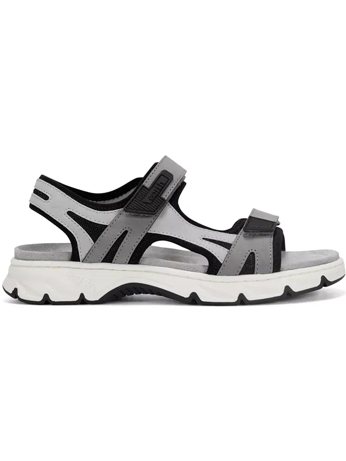 Женские сандалии Venny Banded Sporty Flat Earth — изображение 2 из 5, серый/черный