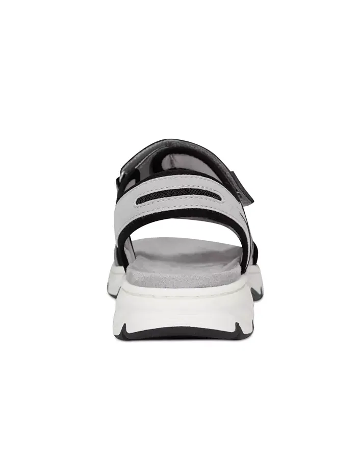 Женские сандалии Venny Banded Sporty Flat Earth — изображение 3 из 5, серый/черный