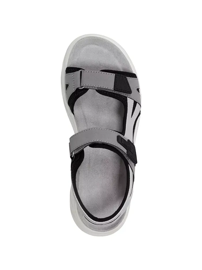 Женские сандалии Venny Banded Sporty Flat Earth — изображение 4 из 5, серый/черный