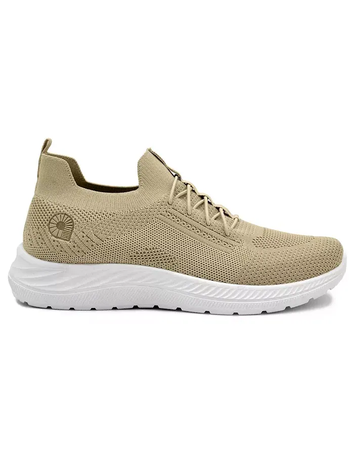 Мужские кроссовки Flux Slip On Akademiks — изображение 2 из 7, бежевый