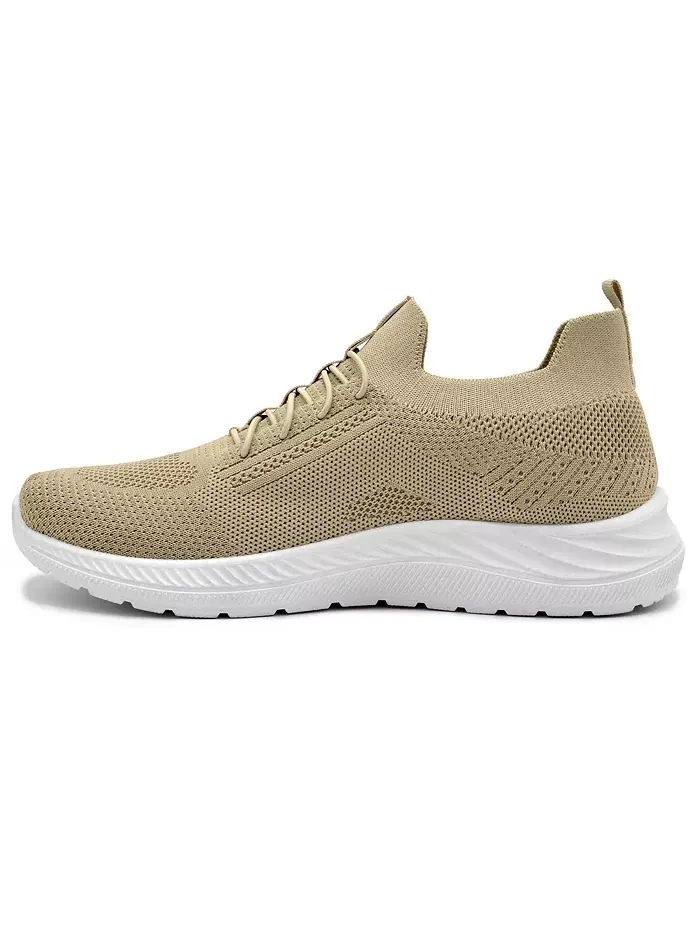 Мужские кроссовки Flux Slip On Akademiks — изображение 3 из 7, бежевый