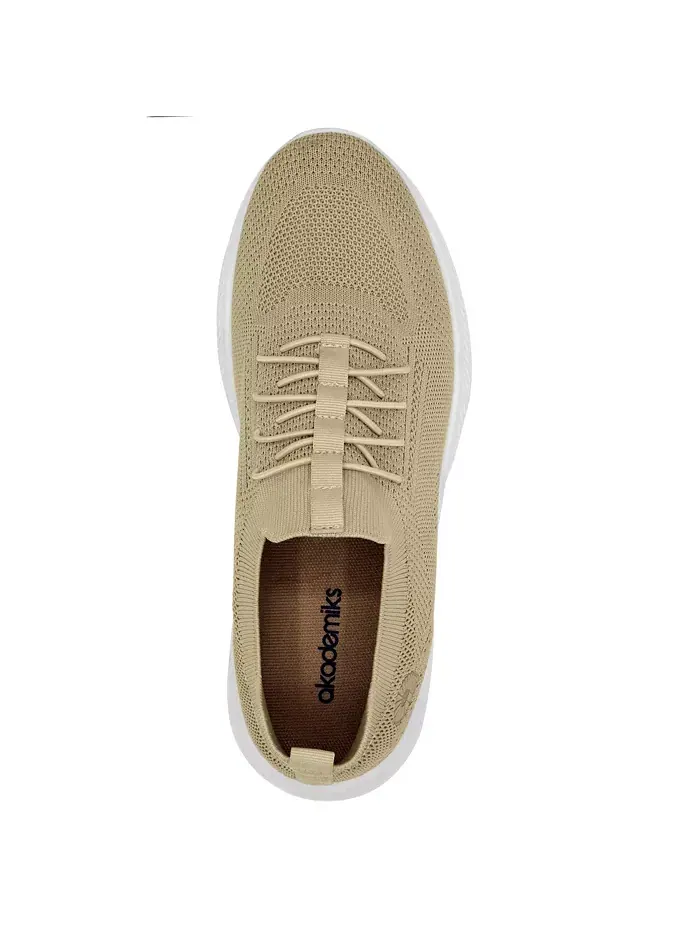 Мужские кроссовки Flux Slip On Akademiks — изображение 6 из 7, бежевый
