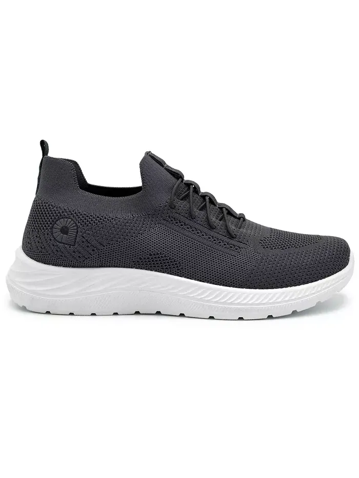 Мужские кроссовки Flux Slip On Akademiks — изображение 2 из 7, серый