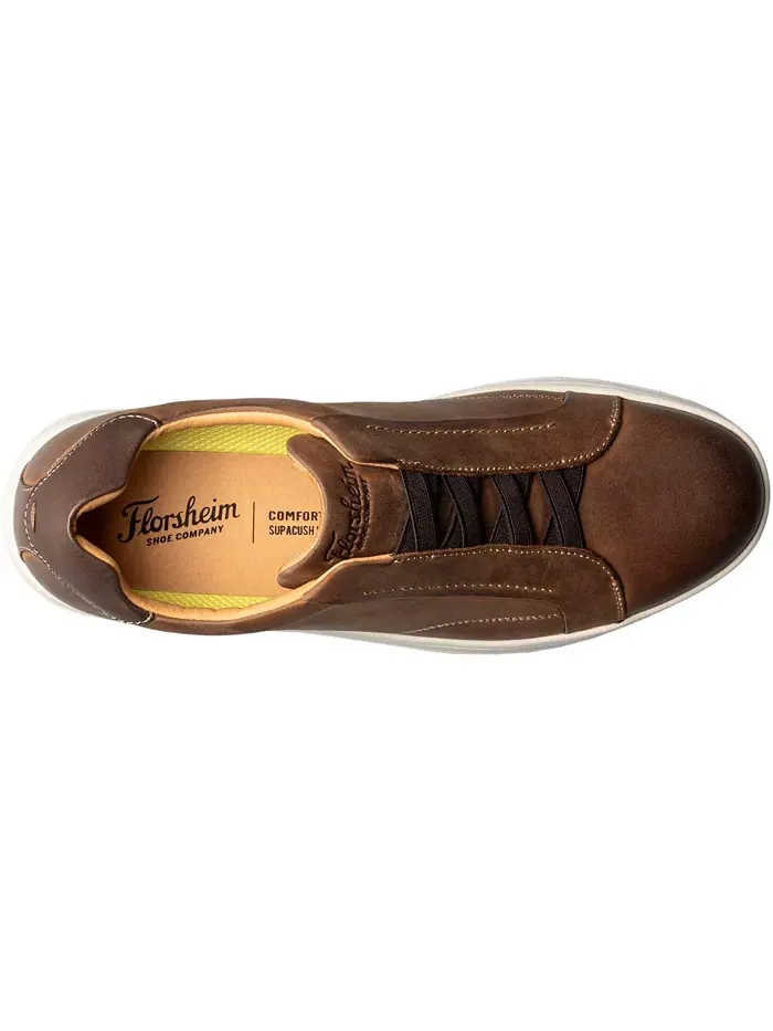 Мужские кроссовки Monopoli с эластичной шнуровкой до носка Florsheim — изображение 6 из 8, коричневый