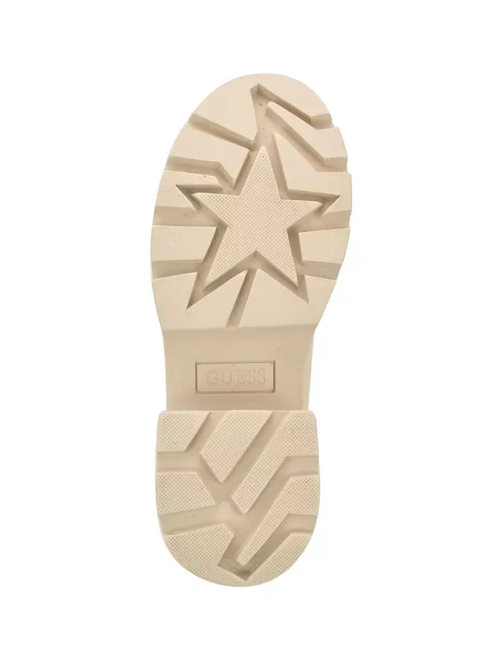 Женские ботинки Yarini Platform Lug Combat Guess — изображение 5 из 5, слоновая кость/кремовый