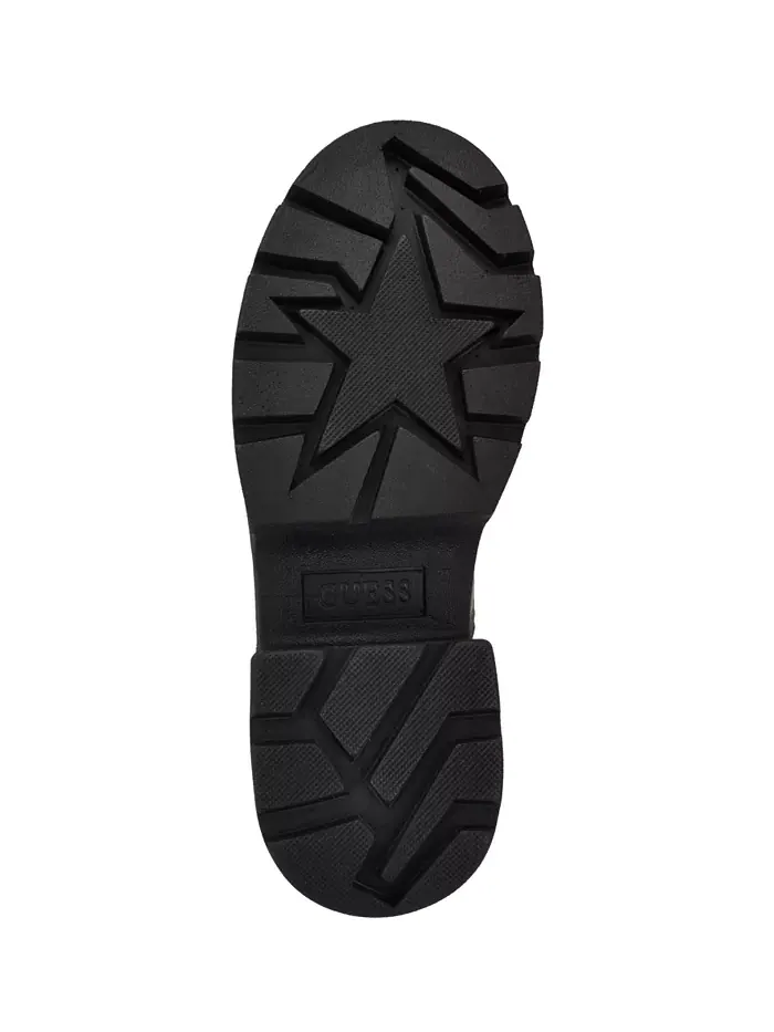 Женские ботинки Yarini Platform Lug Combat Guess — изображение 5 из 6, коричневый