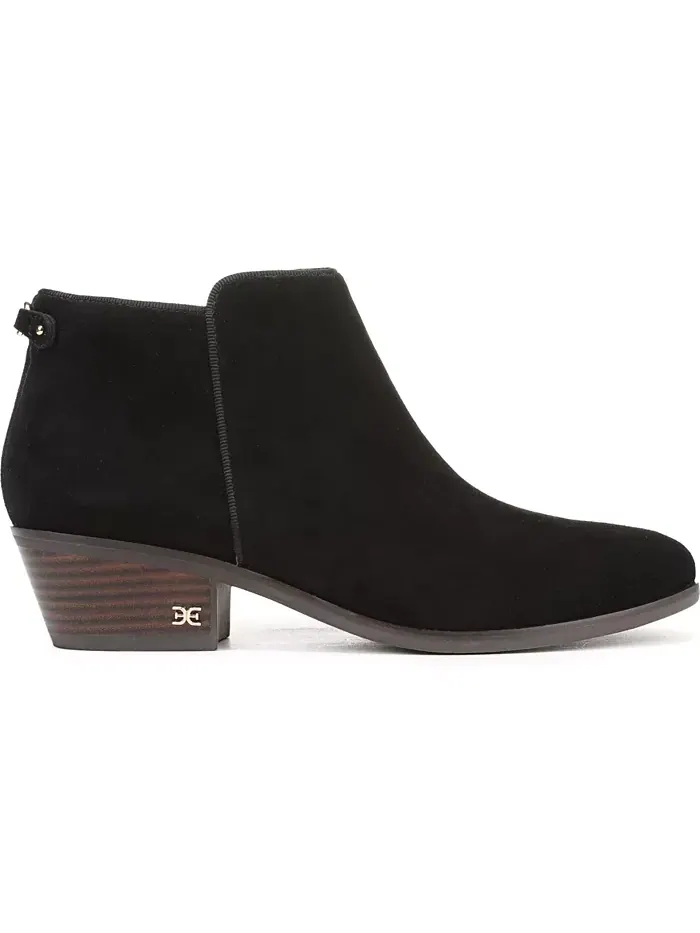 Женские короткие ботильоны на молнии Sam Edelman — изображение 2 из 5, черный