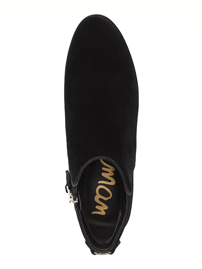 Женские короткие ботильоны на молнии Sam Edelman — изображение 4 из 5, черный